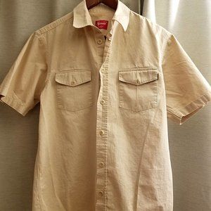 Supreme Tan Short Sleeve Work Shirt